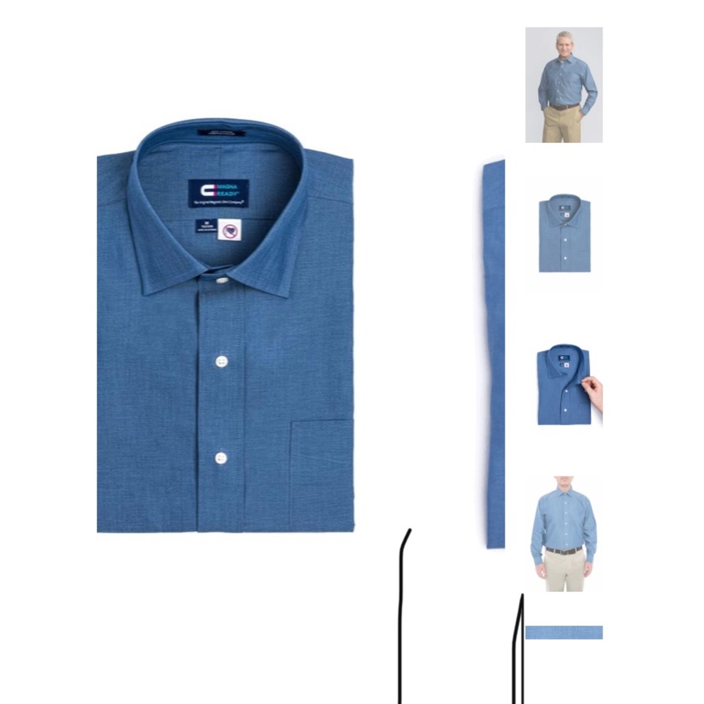 Man long sleeve blue shirt